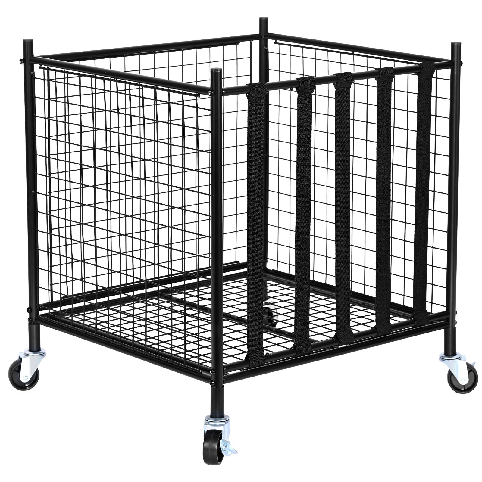 Sports Equipment Garage Storage - Rolling Sports Ball Storage Cart, Lockable