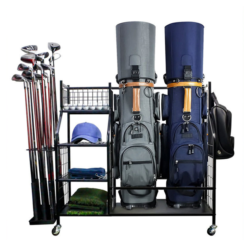 Sports Equipment Garage Storage - Golf Bag Storage Garage Organizer Rack