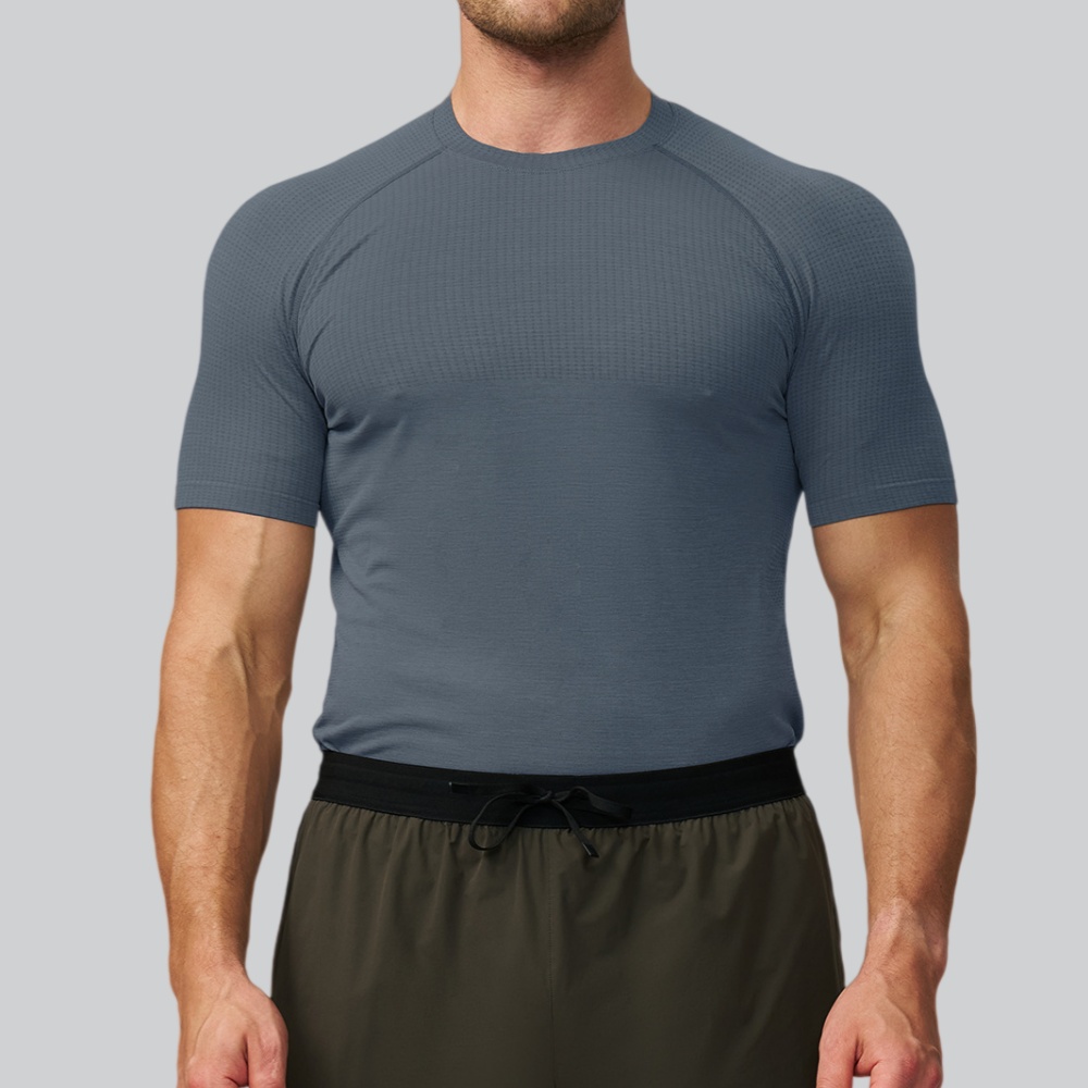 Sports Equipment Gym - Men's Solid Color Sports T-shirt Gym