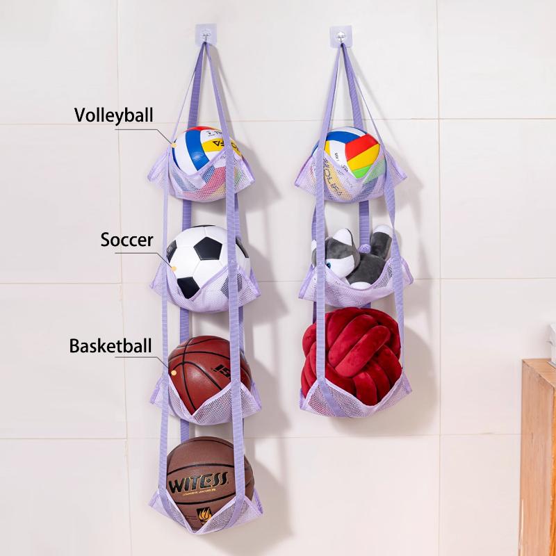 Sports Equipment Garage Storage - New Wall Mounted Ball Storage Hanging