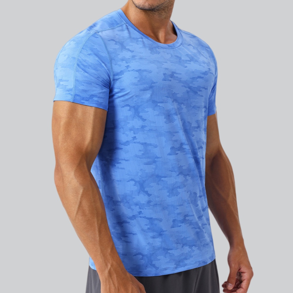 Sports Equipment Gym - Men's Round Neck T-Shirt Sportswear Summer