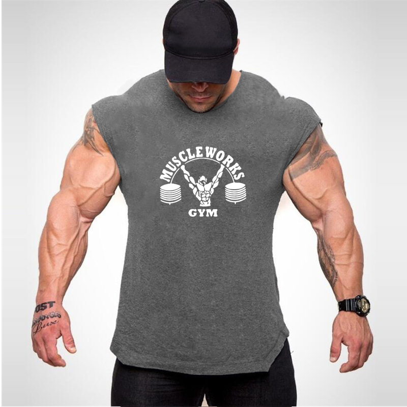 Sports Equipment Shop - New Summer Brand Vest Cotton Gym