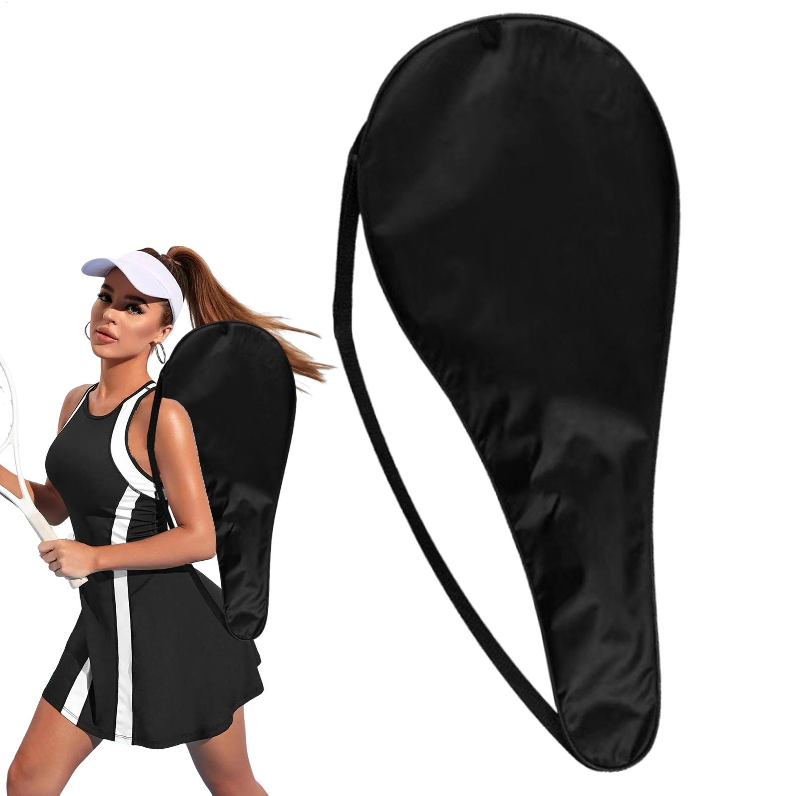 Padel Racket Carbon - Oxford Black Padel Paddle Bag Cover