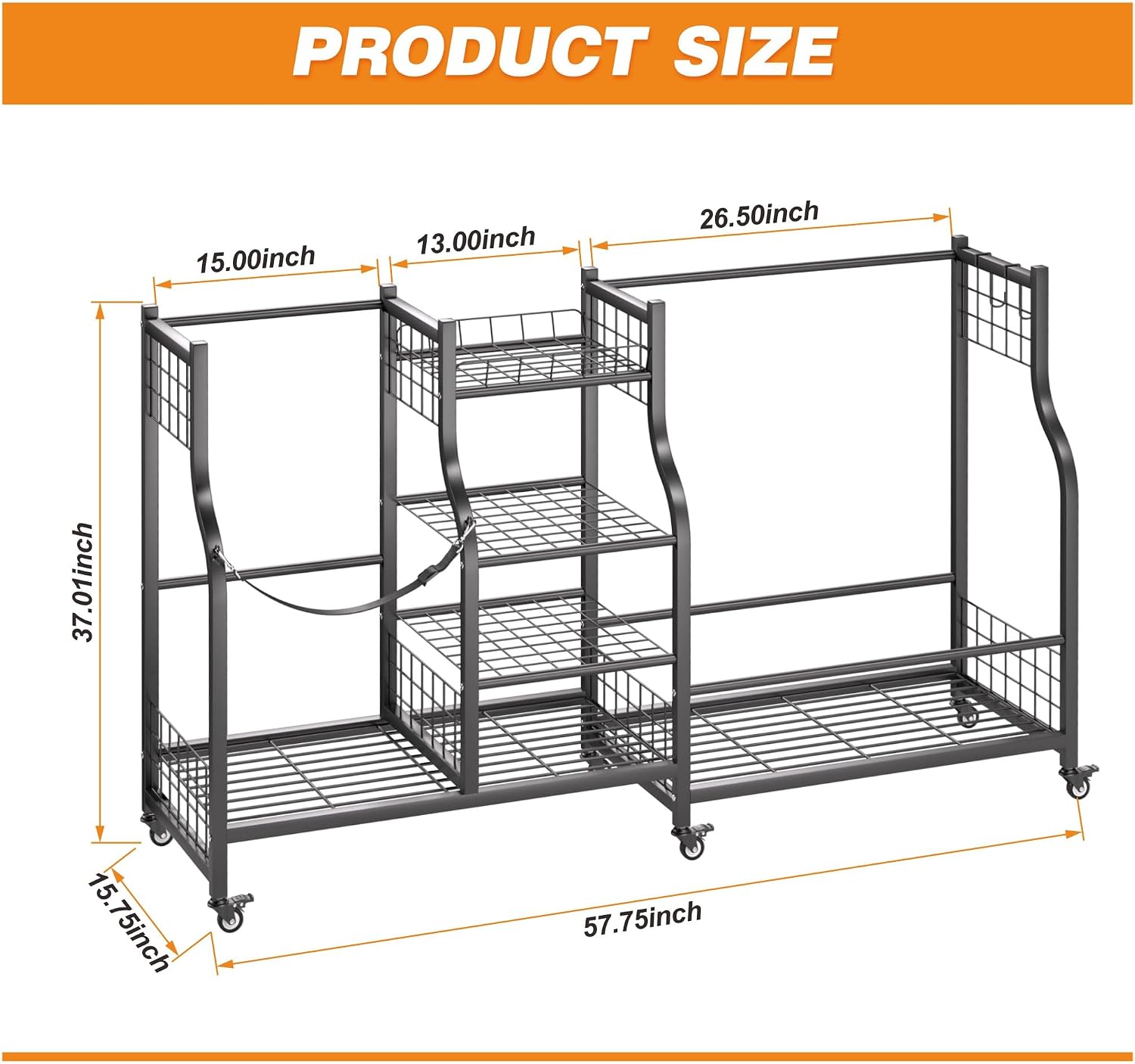 Golf Bag Storage Rack Organize - Sports Equipment Garage Storage review and price