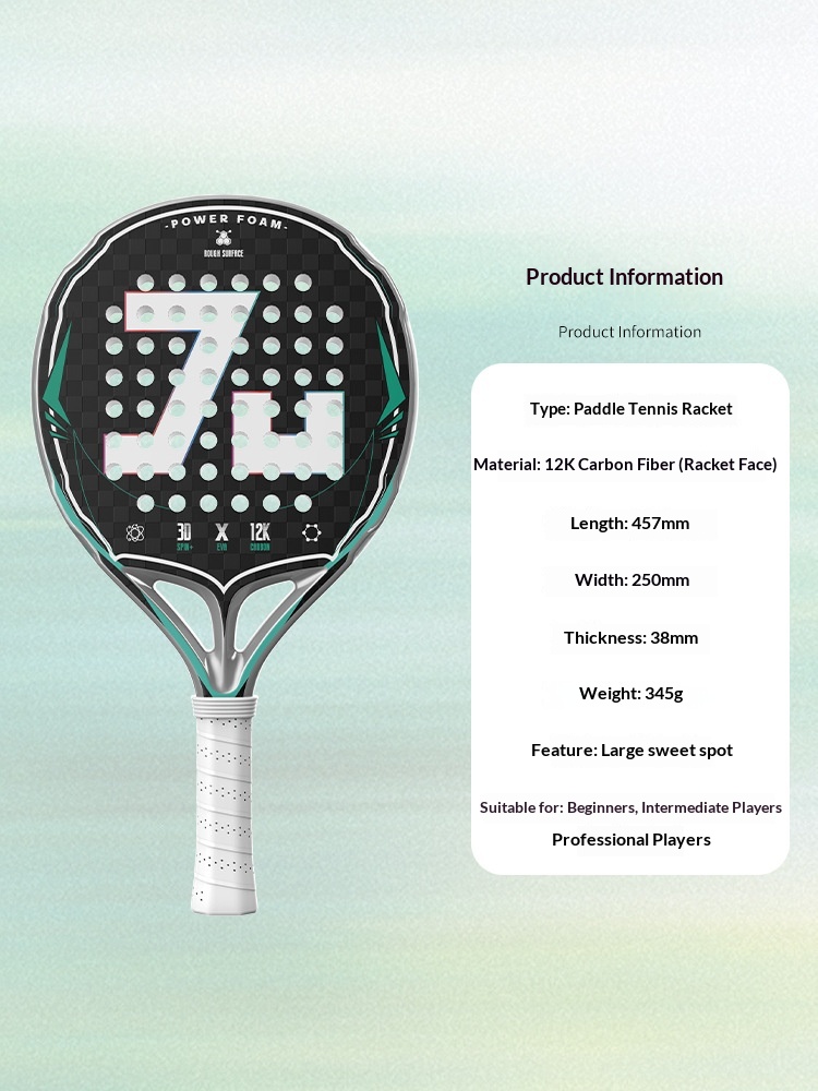 Carbon fiber material 12K kevl - Padel Racket Carbon review and price