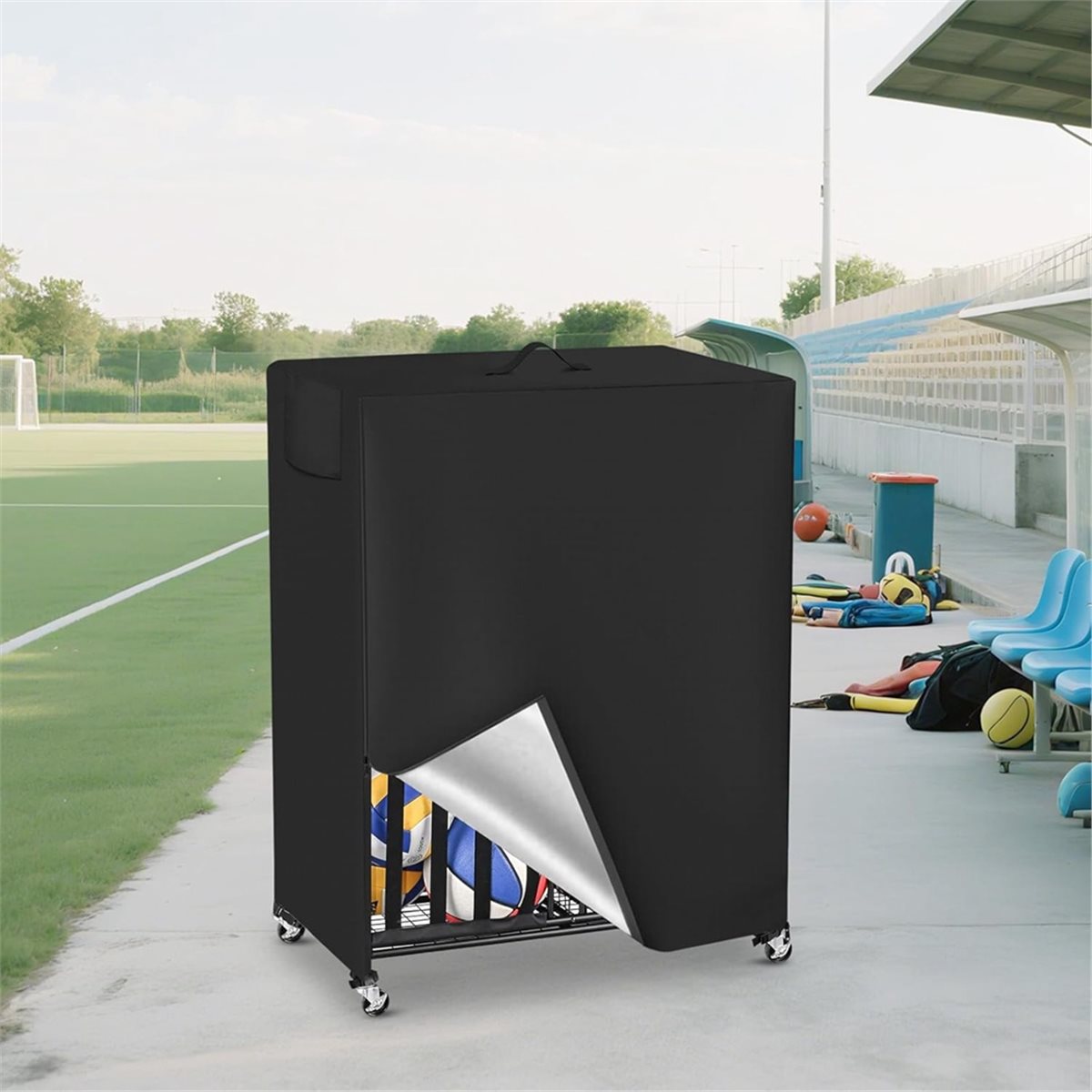 Basketball Rack Cover Garage S - Sports Equipment Garage Storage review and price