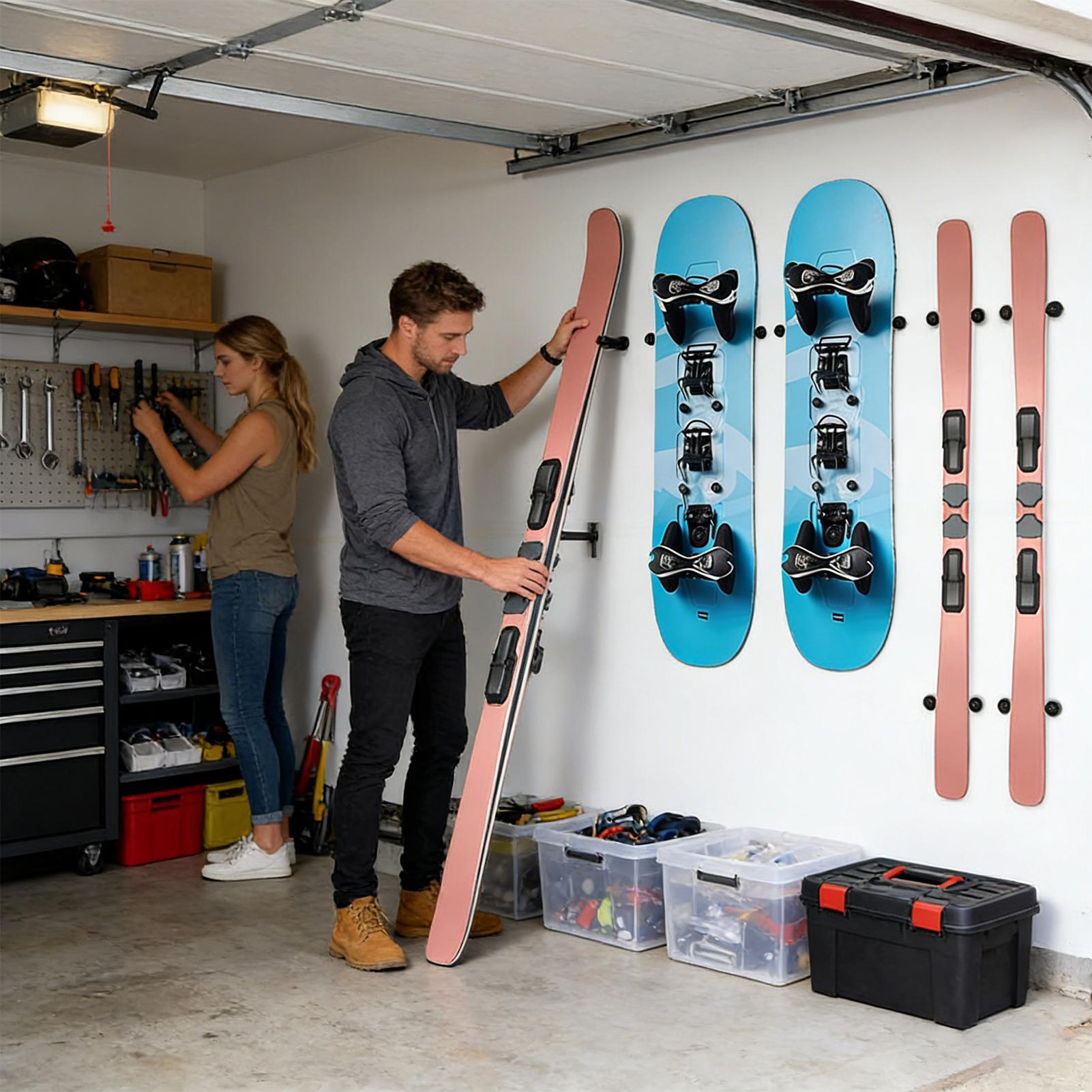Ski Wall Rack Vertical Snowboa - Sports Equipment Shop review and price