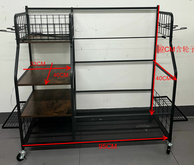 Rolling Golf Storage Rack Gara - Sports Equipment Garage Storage review and price