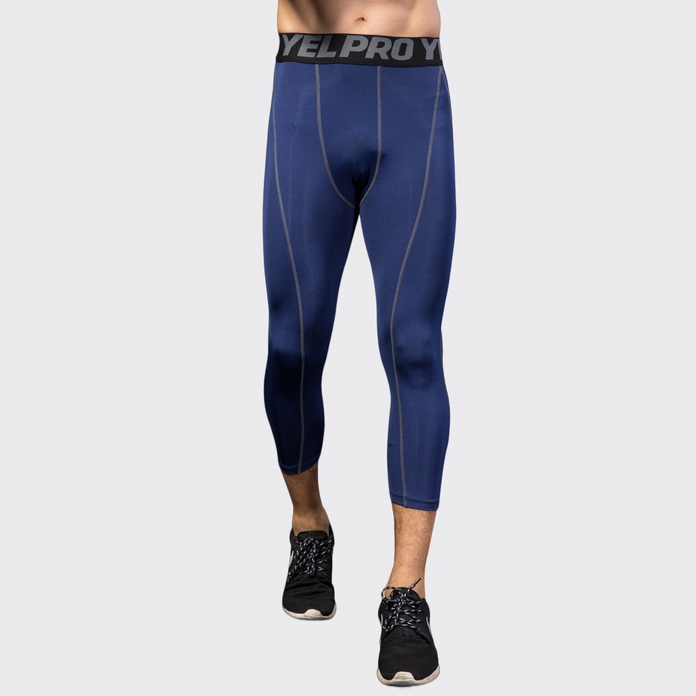 Men Compression Fitness Leggin - Sports Equipment Gym review and price