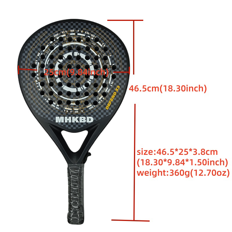 MHKBD Carbon Fiber Padel Racke - Padel Racket Carbon review and price