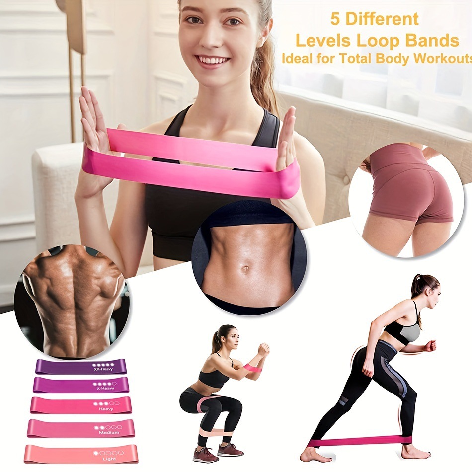 5-Piece Color Resistance Band  - Sports Equipment Supplies review and price