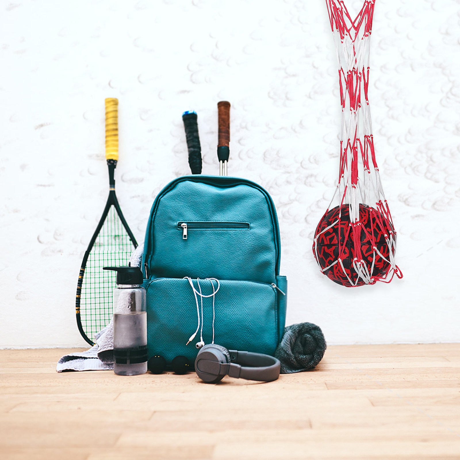 Mesh Ball Carrying Storage Bag - Sports Equipment Gym review and price