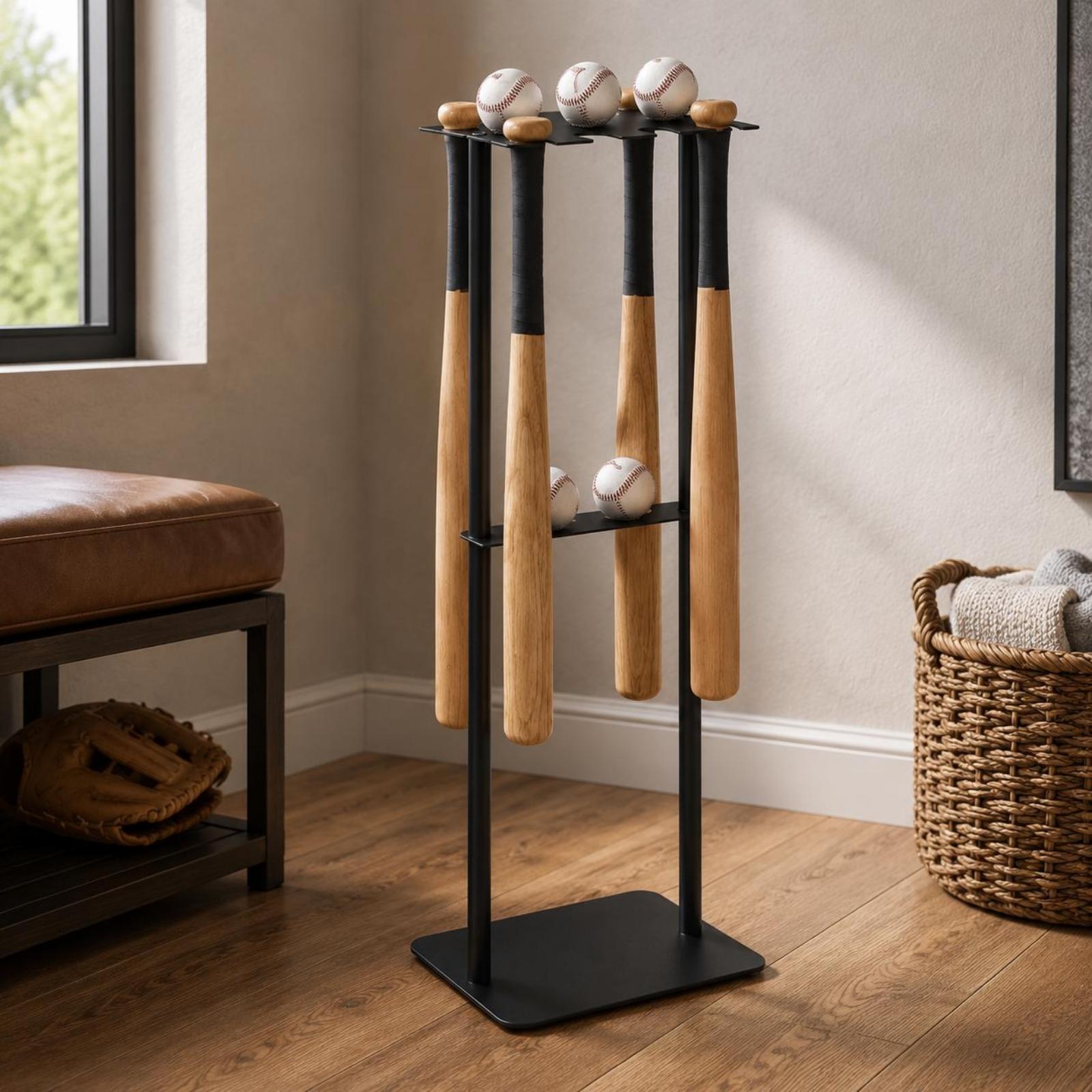 Metal Baseball Bat Stand Iron  - Sports Equipment Bat review and price