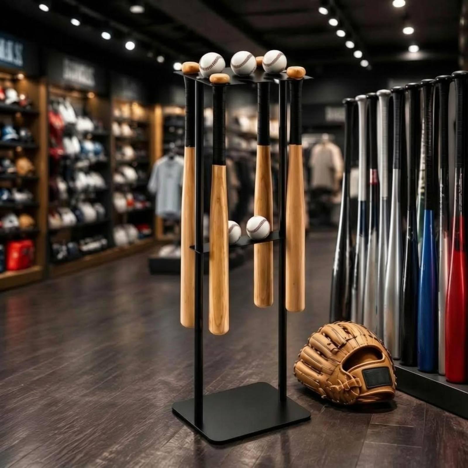 Metal Baseball Bat Stand Iron  - Sports Equipment Bat review and price