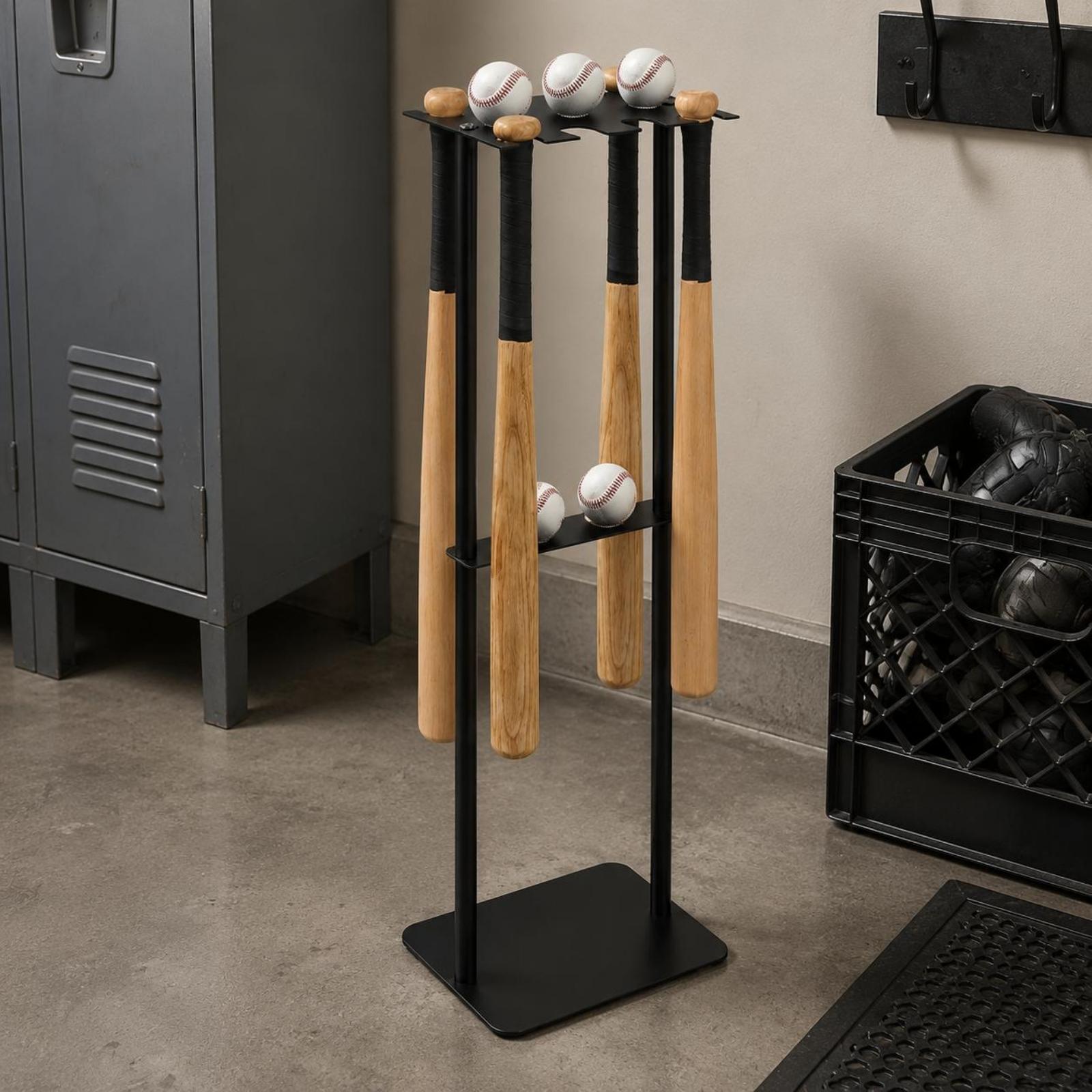 Metal Baseball Bat Stand Iron  - Sports Equipment Bat review and price