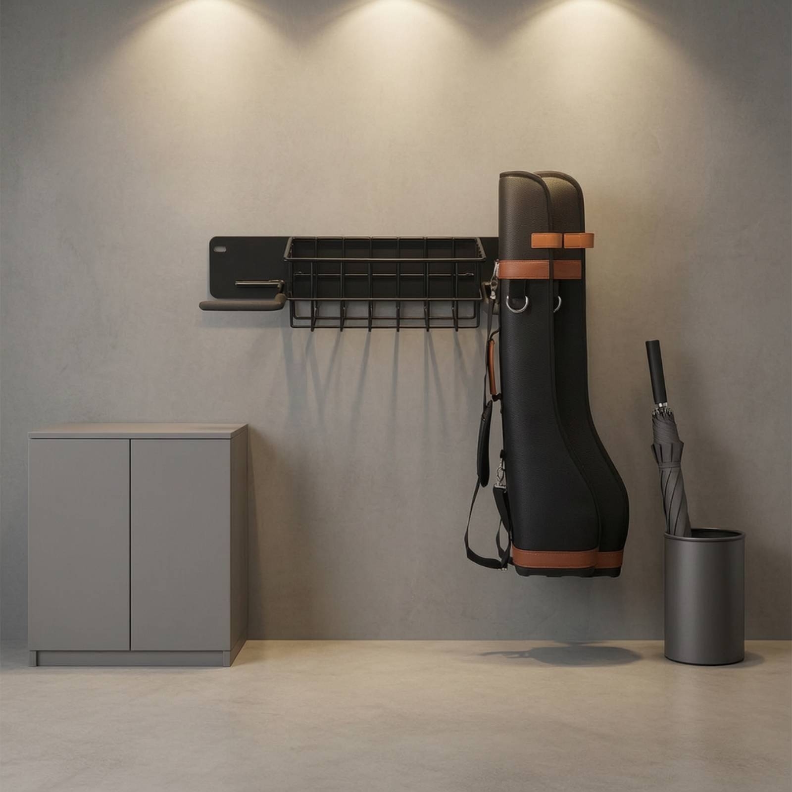 Golf Storage Rack Wall-Mounted - Sports Equipment Garage Storage review and price