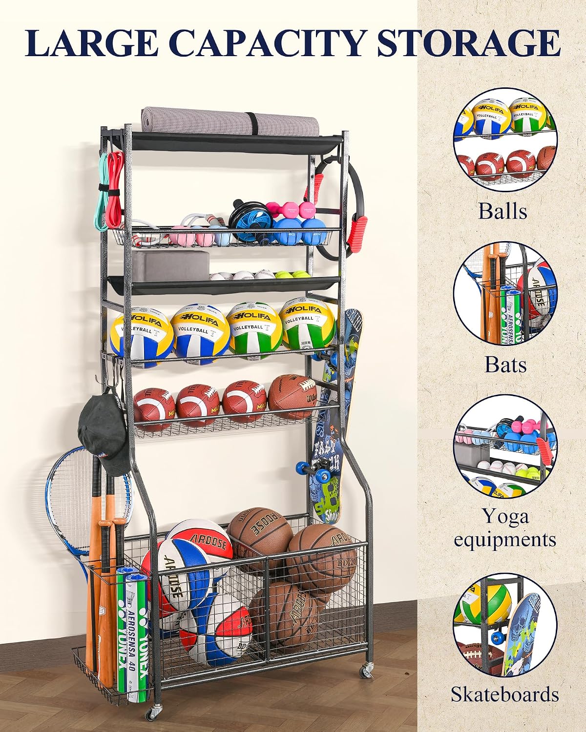 Sports Equipment Garage Organi - Sports Equipment Garage Storage review and price