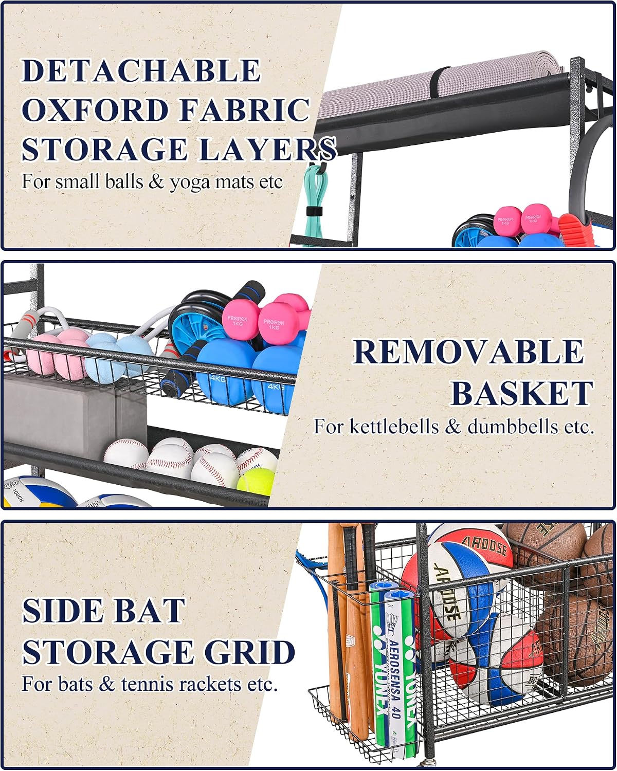 Sports Equipment Garage Organi - Sports Equipment Garage Storage review and price