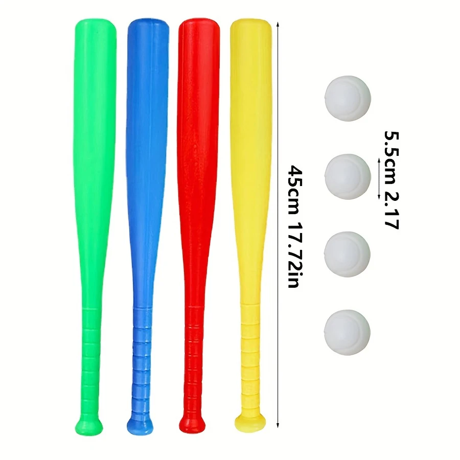 2/4pcs Lightweight Plastic Bas - Sports Equipment Bat review and price